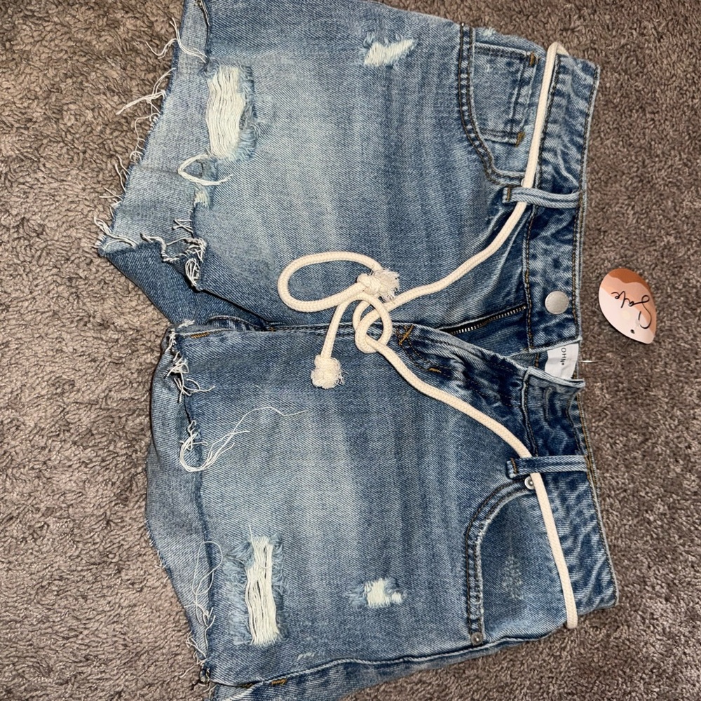 Denim Distressed Women's Shorts